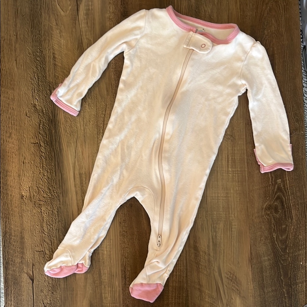 5/$20 Cloud Island Light Pink Footie One Piece Sleeper 3-6m